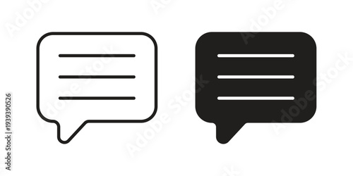 Text icons for website design and development, app development. EPS10