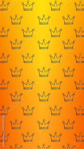 王冠の背景イラスト　