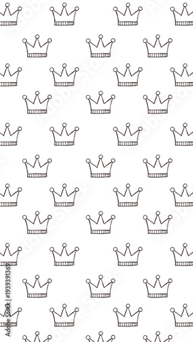 王冠の背景イラスト　