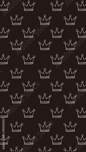 王冠の背景イラスト　