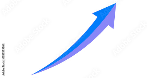 Free Download Blue Purple Gradient Up Arrow Icon Vector Illustration - GFXLoad