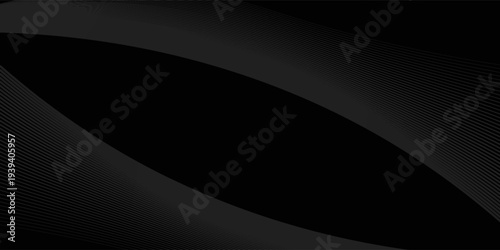 Black gray satin dark fabric texture luxurious shiny that is abstract silk cloth background with patterns soft waves blur beautiful modern