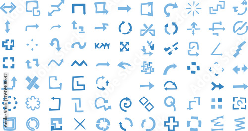 A collection of various mathematical and symbolic notations on a white background