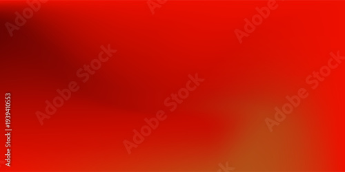 Saturated red gradient background. Abstract smooth hot color gradation wallpaper. Vibrant intense blurred backdrop for banner, poster, leaflet, brochure, booklet. Bright fiery red overlay. Vector