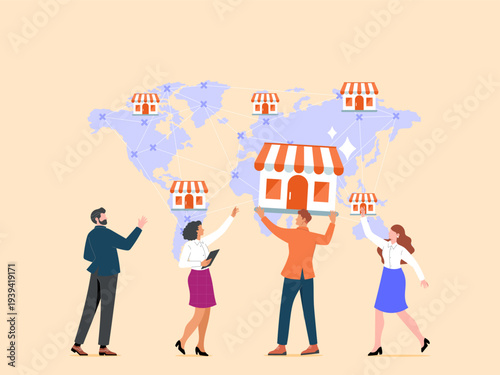 The analysis team is expanding the business to a global and international level, with franchise business opportunities for store expansion