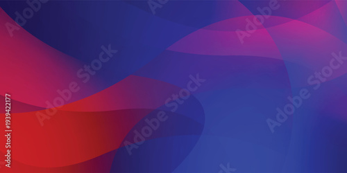 Abstract Colorful Gradient Background With Flowing Waves and Vibrant Blue Red Purple Hues
