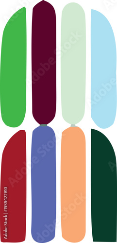 set of colorful buttons and the other thing 