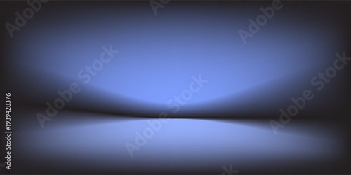 Abstract gradient podium background. Empty gray 3D studio background. Clean scene for product presentation mockup template. eps 10