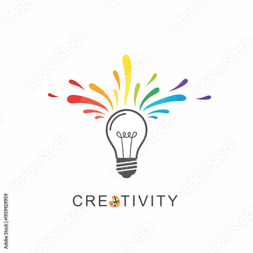 Creativity Idea Lightbulb Logo