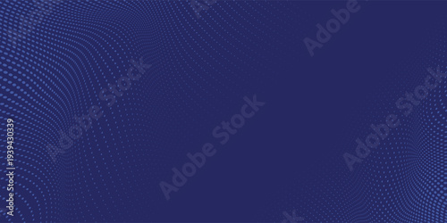 Abstract blue background with gradient and dotted texture. The blue background features a smooth, flowing design with subtle patterns. Vector. Halftone wave background. eps 10