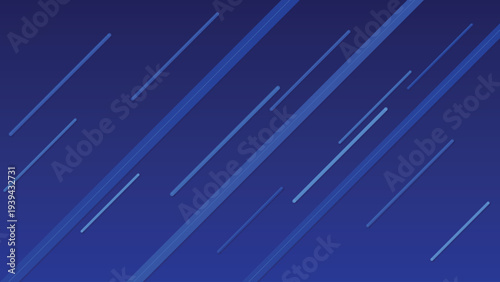 Dynamic blue abstract background vector with diagonal lines and stripes, modern digital design for technology, business, and web presentations