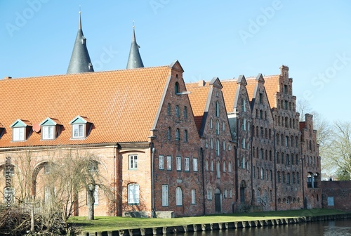 Beautiful old Salt Storehouses in the Hanseatic City of Lübeck (Luebeck) – Germany