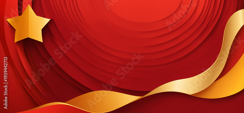 abstract red layers backgro...