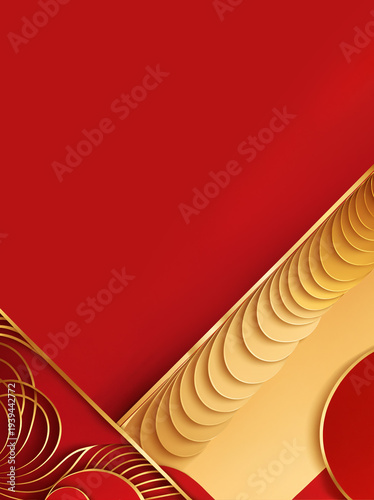 red abstract background wit...