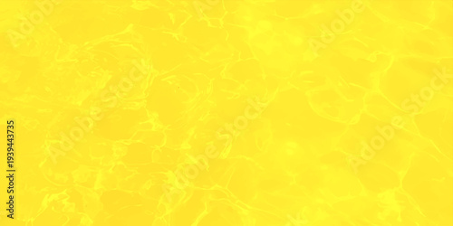 Golden yellow water ripple background with sun caustics, abstract liquid gold surface texture, glowing pool light