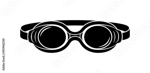 Vector swimming goggles icon