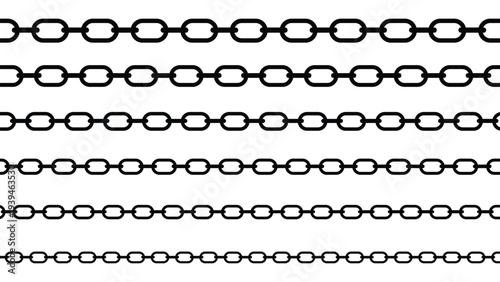 Chain and rope pattern background with interlocking links design