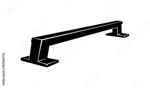 Vector black handle icon