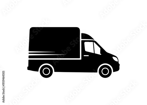 Vector delivery truck icon