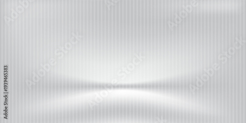 White grey studio room. Limbo light background. Abstract 3d gradient backdrop for product presentation. Minimal wall scene spotlight. Showcase, promotion display.