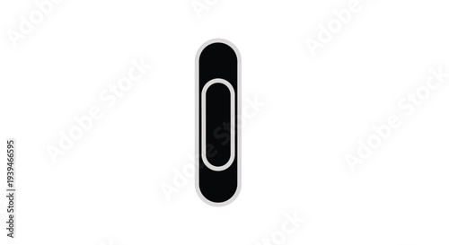 Modern toggle button with sleek design and white background