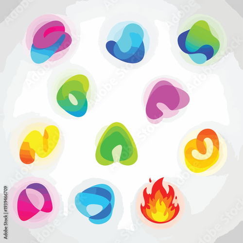 Colorful Emotions Emoticons