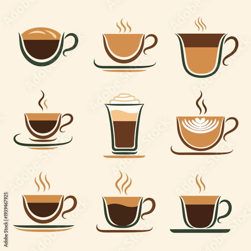 Coffee Cups Set