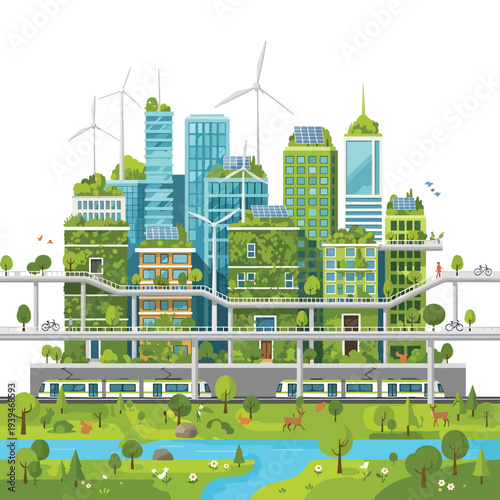 Sustainable City with Green Energy