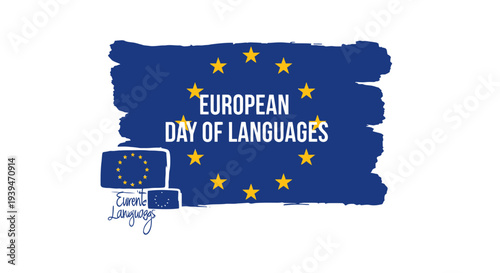 European Day of Languages Banner Design.