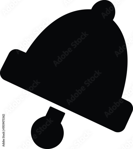 black silhouette of the ball.