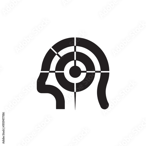 A 3d illustration of a red dart hitting the bullseye center of a target circle, symbolizing business success, accuracy, and the goal of aiming for victory in a competitive marketing concept