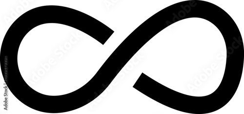 Infinity icon set. Infinity, eternity, infinite, endless, loop symbols. Unlimited infinity collection icons flat style - stock vector. isolated on transparent backgroundforever, icon, symbol, eternity