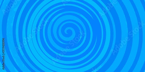 Abstract swirling pattern in shades of vibrant blue creating a hypnotic effect