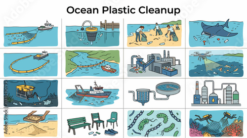 Ocean Plastic Cleanup: Collection, Recycling, Marine Life Protection
