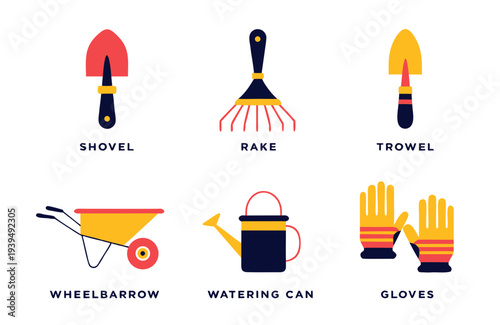 Flat gardening equipment