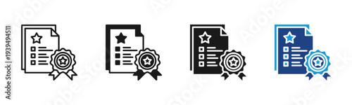 Priority icon set multiple style collection