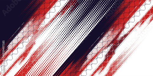 Abstract Rough Red Grunge Texture Design Background. Grunge halftone dots vector texture background. Border Frames. isolated white background,