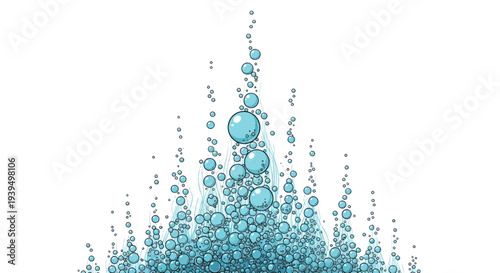 Abstract Bubbles Ascending