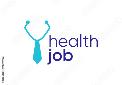 job doctor stethoscope health medical logo design