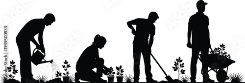 Eco Friendly Green Energy Concept Vector Illustration with Sustainable Wind Turbines Solar Panels and Leaves for Environmental Corporate Social Responsibility