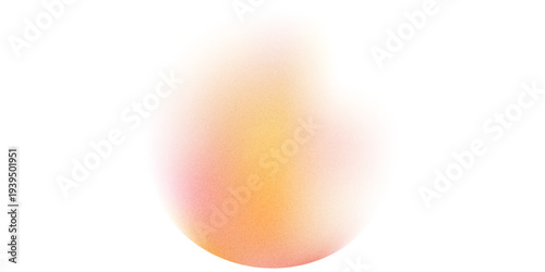 Color gradient, gradation circle, vector grain noise texture holographic blur abstract background.