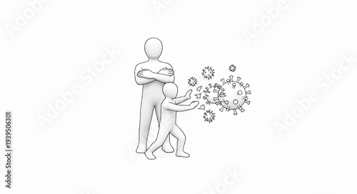 Figures represent protection against virus particles