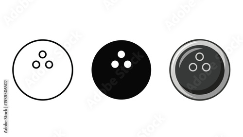 Three dice faces vector illustration flat design - Flat Design Icon. line icon set - Icon vector - Blue icon vector. Clipart. Icon collection - Line and glyph solid icon and logo template