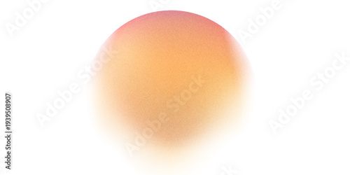 Color gradient, gradation circle, vector grain noise texture holographic blur abstract background.