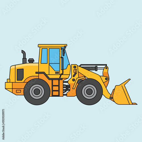 Yellow Front End Loader