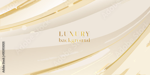 Elegant golden swirls and waves create a luxurious abstract background