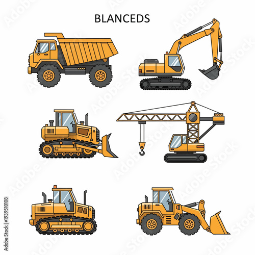 Construction Equipment Set