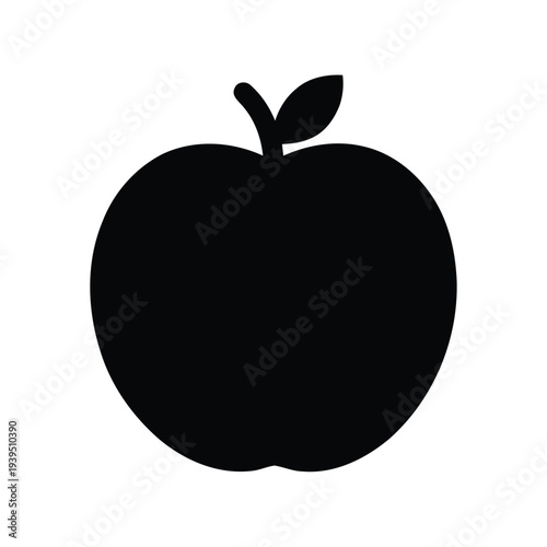 vector illustration of an apple