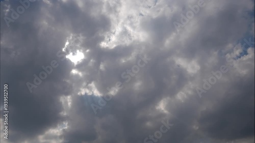 Sunlight Breaking Through Storm Clouds