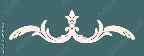 Fotografija A decorative element in the classicism style